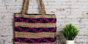 Trendy Jute Shoulder Bag