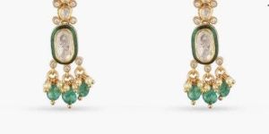 VERDANT GLOW MOISSANITE SILVER EARRINGS