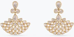 VIJANA MOISSANITE SILVER DROP EARRINGS