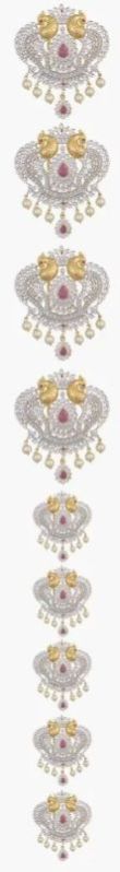 Vibha Nakshatra CZ Hair Brooch