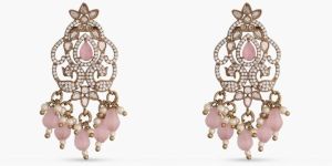 Zarina CZ Pink Drop Earrings