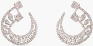 Zoya Nakshatra CZ Hoop Earrings