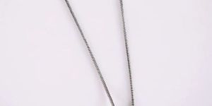 Stainless Steel Black Bar Pendant