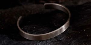 Stainless Steel Cuff Bracelet for Men