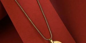 Tiger Design Gold Plated Pendant with Chain