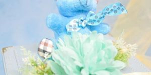 PU Leatherite Blue Square Gift Boxes