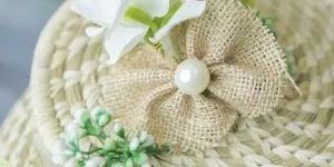 Sabai Grass Handi Gift Jar on Base