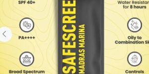 SAFESCREEN Madras Marina Sunscreen SPF 40+