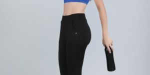 Padded Sports Bra in Blue Colour