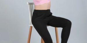 Padded Sports Bra in Light Pink Colour