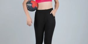 Padded Sports Bra in Pink Colour
