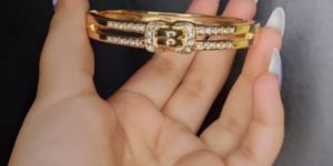 Anti Tarnish Bracelet With AAA +Star Cut AD