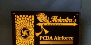 Waterproof Acrylic LED House Name Plate