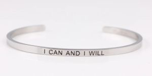I Can and I Will Wrist Band