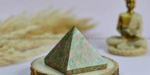 Unakite Pyramid 2 Inch