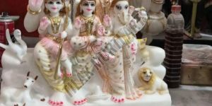 Shiv Pariva Marble Statue