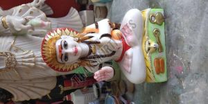 White Marble Baba Balak Nath Statue