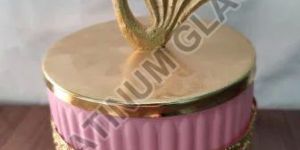 Glass Dry Fruit Jar with Metal Lid