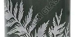 Printed Glass Candle Jar