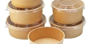 Disposable Paper Salad Bowl with Lid