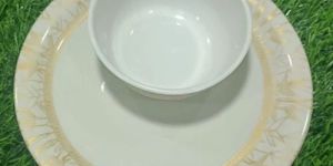 Melamine Printed Dinner Plate Bowl Set