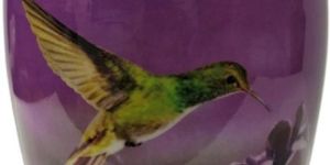 Purple Ceramic Cremation Urns