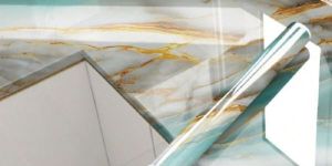 Ocean Gold Vinyl Wallpaper Sticker Light