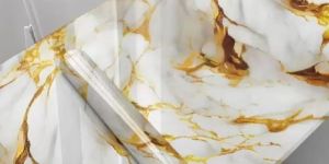 White Golden Wallpaper Sticker 60*200 cm