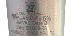 45 MFD 450 VAC Class-B MPP Capacitor