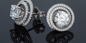 White Gold Lab Grown Diamond Studs