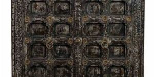 Solid Wood Sideboard Black Mango