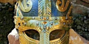 Medieval Brass Helmet