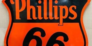 Phillips 66 Enamel Sign Board