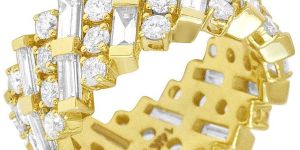 Yellow Gold Mens Diamond Rings