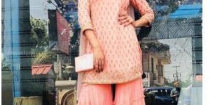 Ladies Georgette Net Sharara Suit