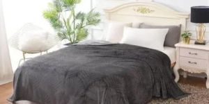 Plain Double Bed Blanket