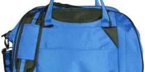 18 Inch Blue Polyester Duffle Bag
