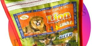 Lion and Deer Candle Canvas Packaging Bag