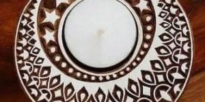 Designer Wooden Tea Light Candle Holders