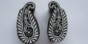 Paan Design Wooden Printing Blocks