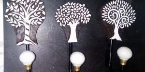 Wooden Carved Block Wall Hangers