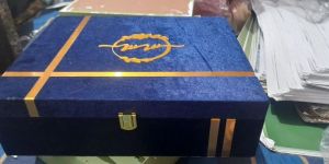 MDF Royal Blue Wedding Invitation Box