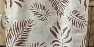 Leaf Dotted Foil Blackout Curtain Fabric