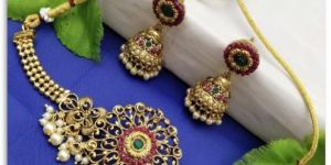 Premium Matte Choker Necklace Set