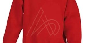 Mens Pure Cotton Red Sweatshirt