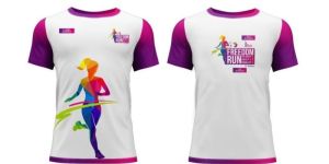 Unisex Printed Marathon T Shirt