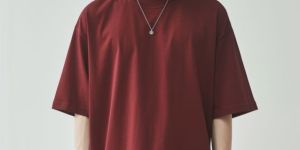 Mens Round Neck Oversized T Shirt