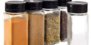 Square Spice Glass Container