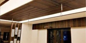 Wooden Texture Stretch Ceiling