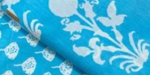 Screen Printed Ciotton Fabric
